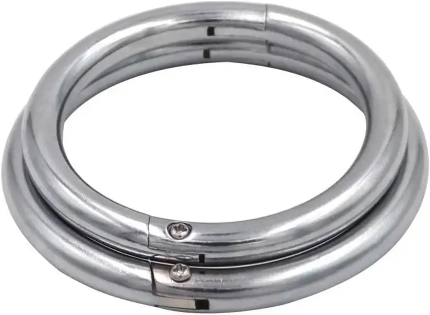 Bull Nose Ring 3pcs Cattle Nose Rings Bull Ox Traction Clasp Farm Animals Livestock Clamps Animal Equipments Supplies(Large)