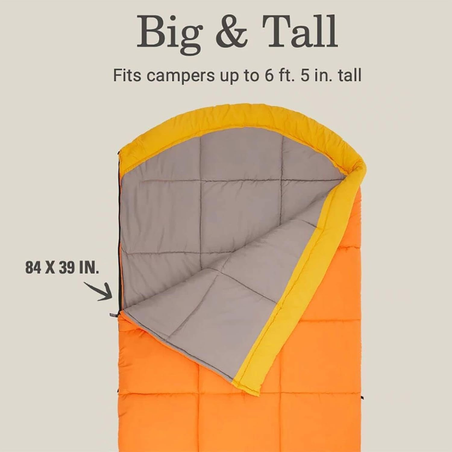 Coleman Arch Bay 15F BT Sleeping Bag Daffodil C1