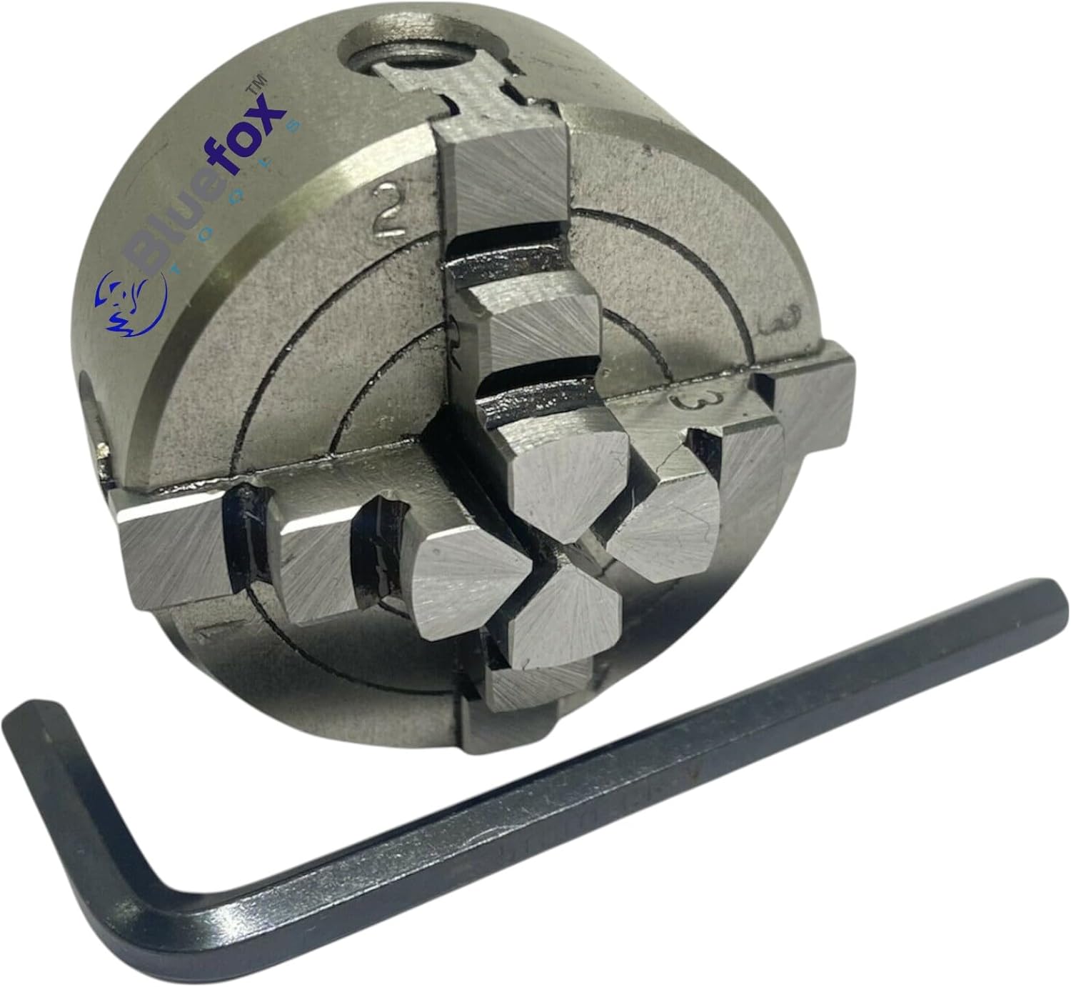 Lathe Chuck 50mm Independent 4 Jaw Chuck for Unimat Lathe, M12x1.0 Thread Mount, Self Centering Precision Metalworking Chuck for Milling, Turning & DIY Machining