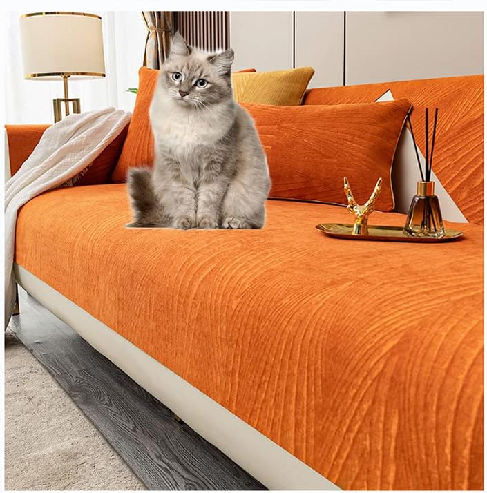 GORHLady Funda de sofá de 1 2 y 3 plazas, funda de sofá de esquina antideslizante en forma de L en forma de I, funda de almohada universal para