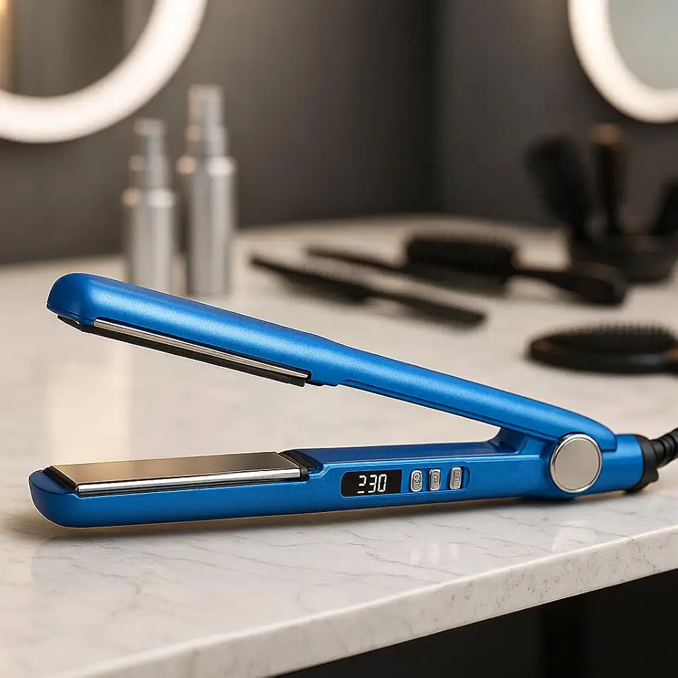 Chapinha Profissional Íon Digital Bivolt Automático | Placas de Cerâmica 1,25″ com LED Ajustável – Alisamento Rápido, Sem Frizz & Brilho Intenso | (Genérico)