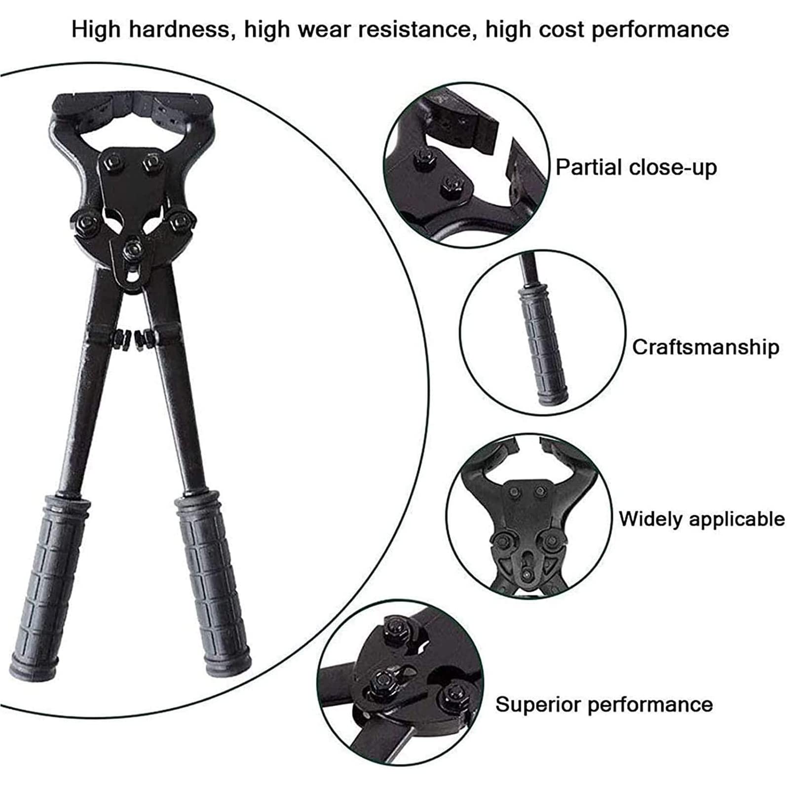 Pinza para pezuñas, Herramienta de Clavos para herrar, Suministros estables, alicates de Herradura, Herramientas de herrador para Cortar Clavos para Granjas