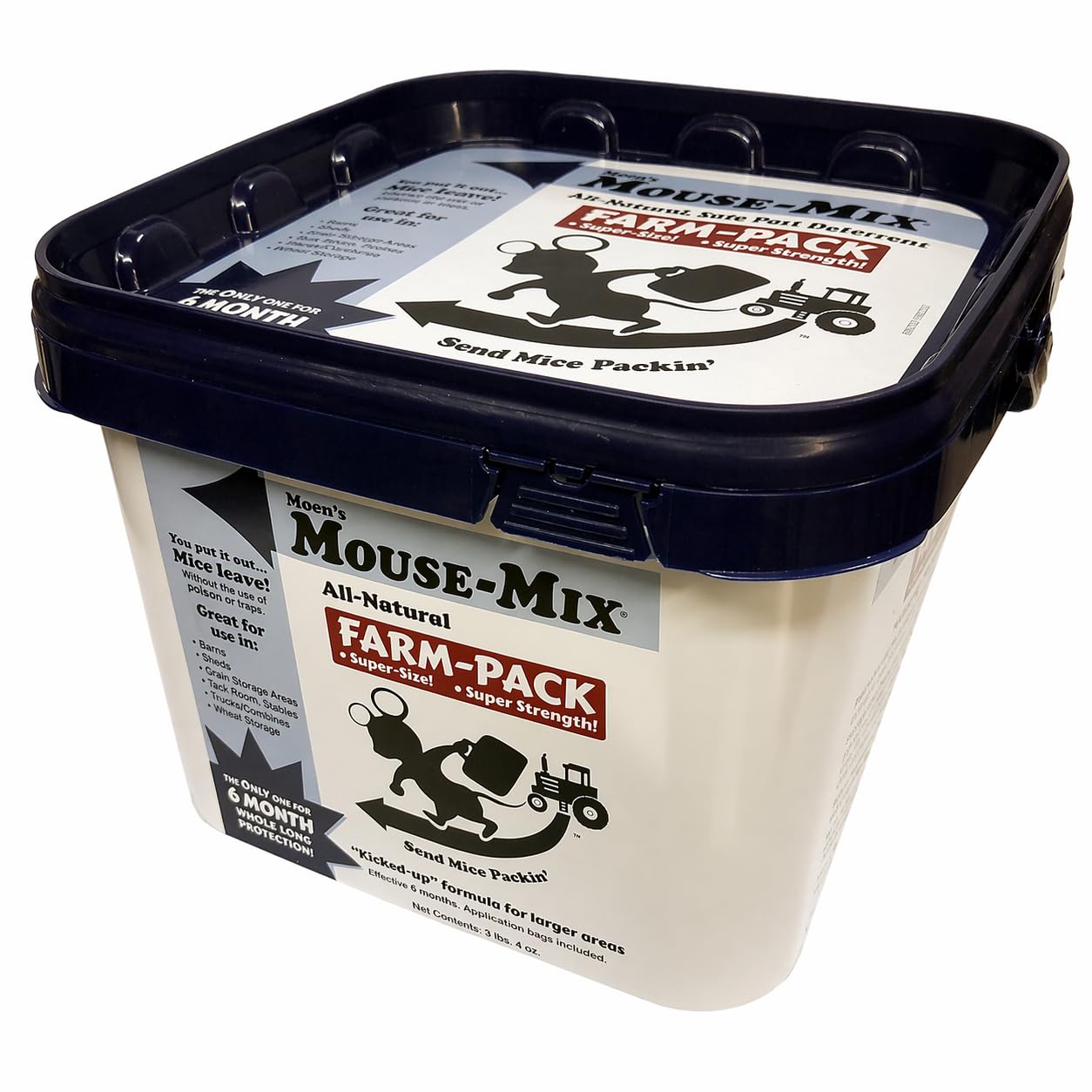 Moen's Mouse-Mix Mouse-Mix Farm Pack - Disuasorio de plagas Totalmente Natural, Paquete de Granja