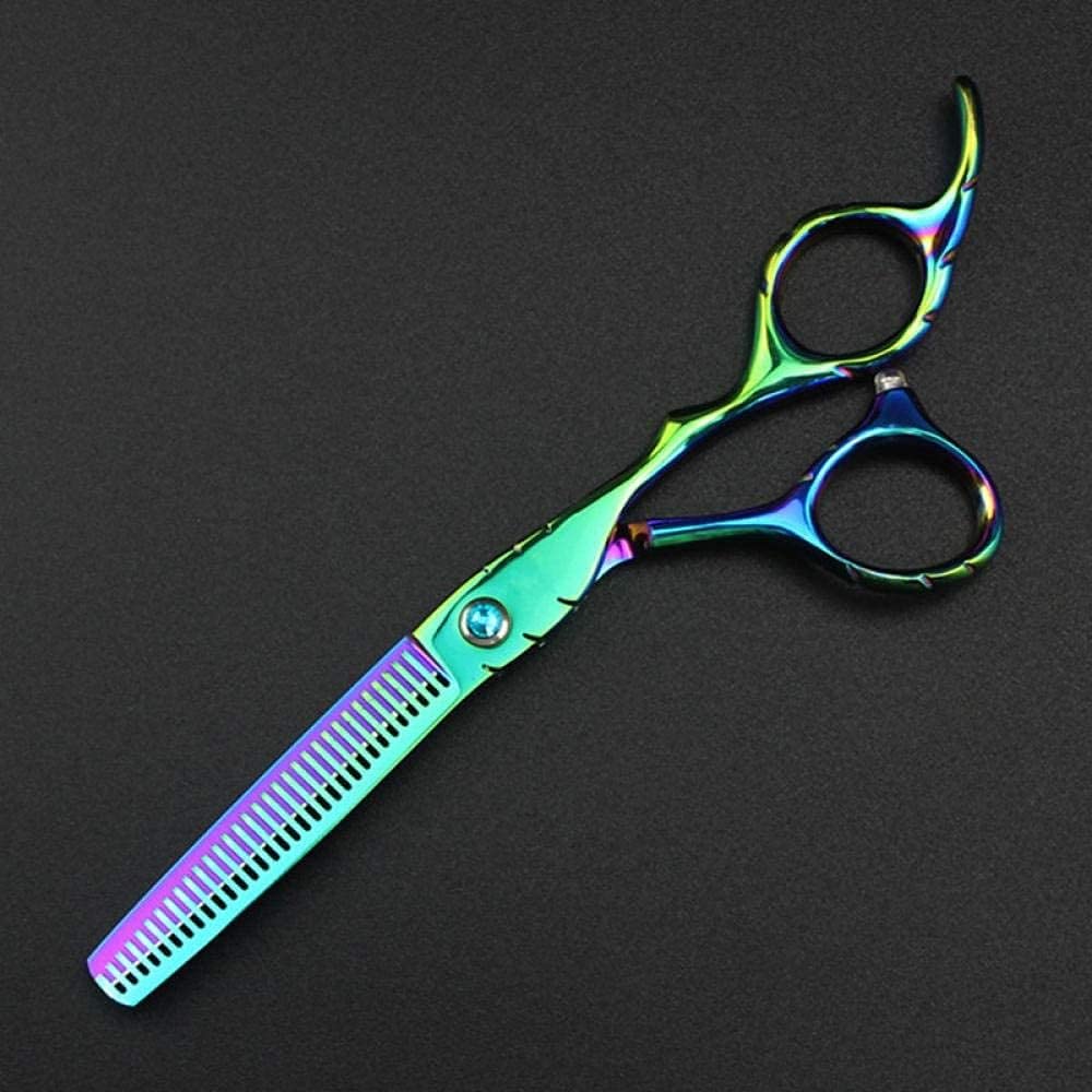 Tijeras de peluquería, Tijeras de peluquería Profesional Japón 440c 6 Pulgadas Tijeras de Pelo Verdes Corte Peluquería Corte de Pelo Tijeras de Adelgazamiento Tijeras de