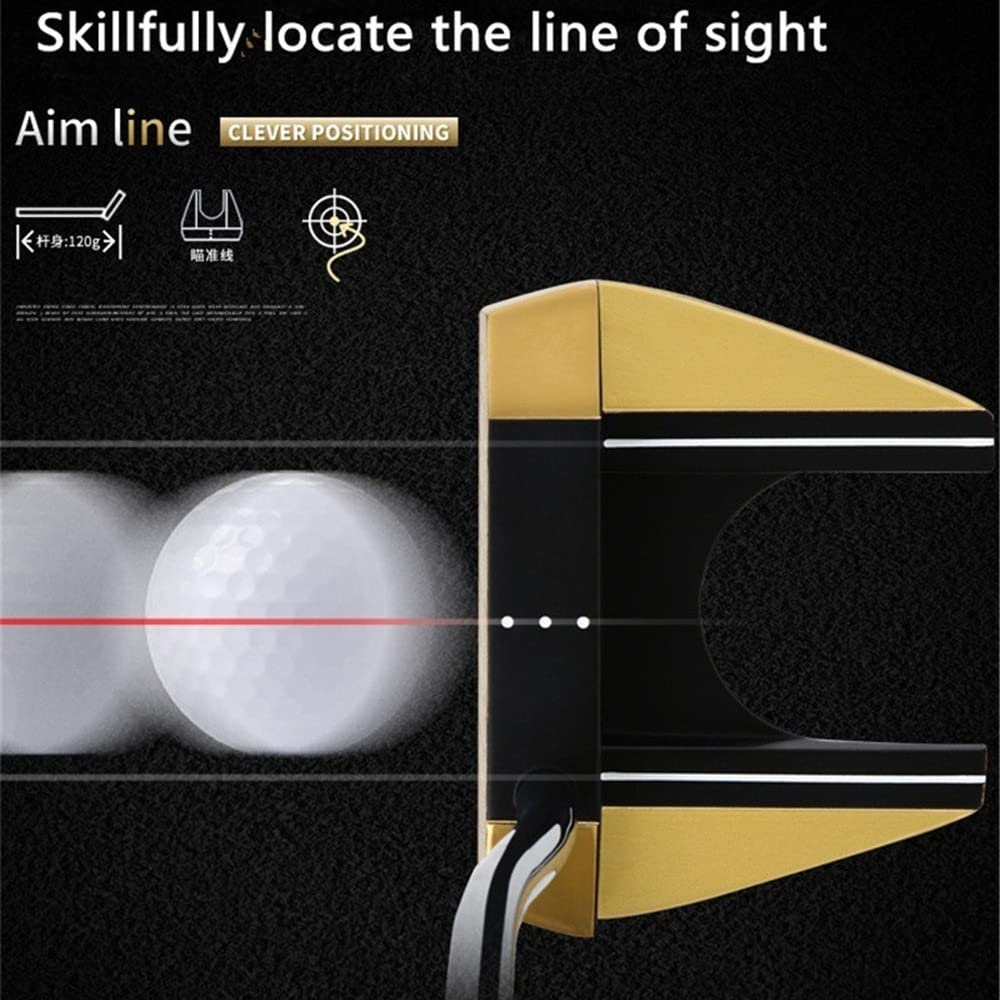 Putter de golf con eje de acero integrado CNC con cubierta para la cabeza, perfecto para hombres y mujeres