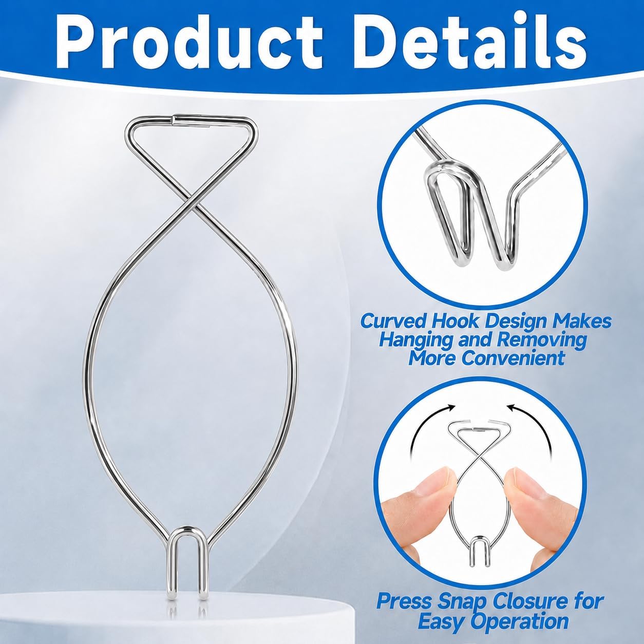 Drop Ceiling Hooks, 100 Pack T-Bar Grid Clips for Classroom Decorations