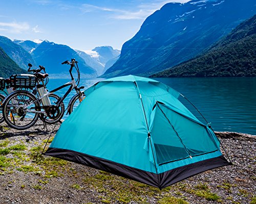 Alvantor Camping Tents Outdoor Travelite Backpacking Light-Weight Family Dome Tent 2 Person 2 Season Hiking Fishing Instant Portable Shelter Gift Easy Set-Up 86"*59"*46" #TOP5