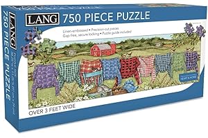 LANG Favorite Flannel 750 Piece Panoramic Jigsaw Puzzle