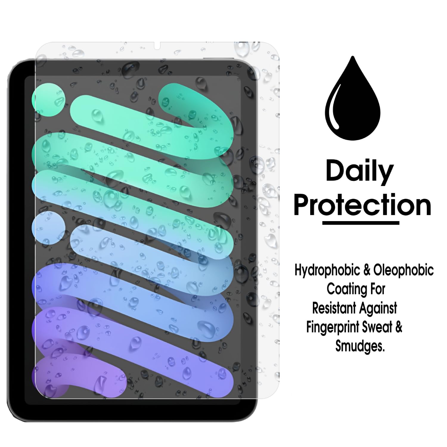 YOUTH MOBI Tempered Glass Screen Protector Compatible With iPad 