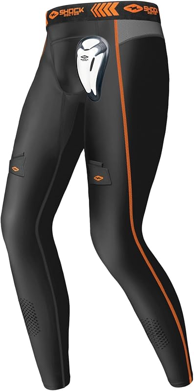 Pantalón de hockey Shock Doctor Core con copa protectora Bioflex para hombre (adulto)