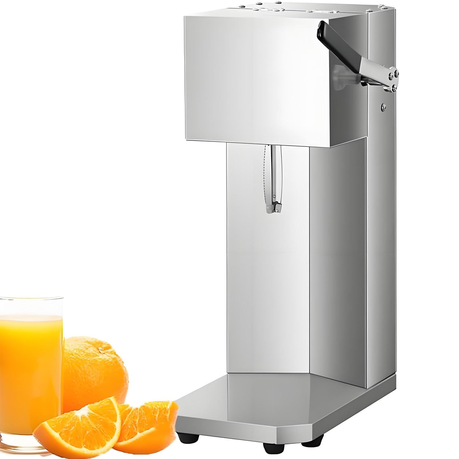Exprimidor comercial de frutas, extractor de naranjas frescas, con 3 cabezales, extracción rápida en 3 segundos, fácil de limpiar, para zumo recién exprimido, acero inoxidable, para naranjas y kiwis.
