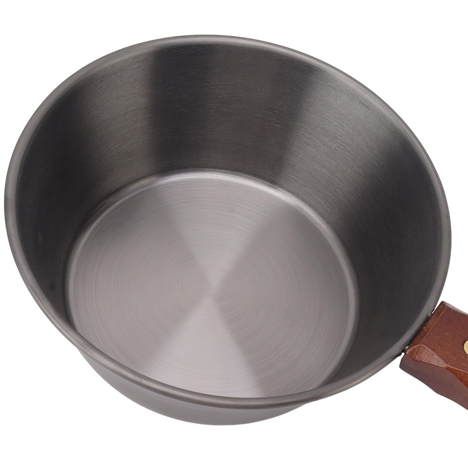 Juego Utensilios Cocina para Camping 2 litros, Olla Camping Ligera Antiadherente Acero Inoxidable con Bolsa Almacenamiento, Sartén para Acampar con Mango para Mochileros