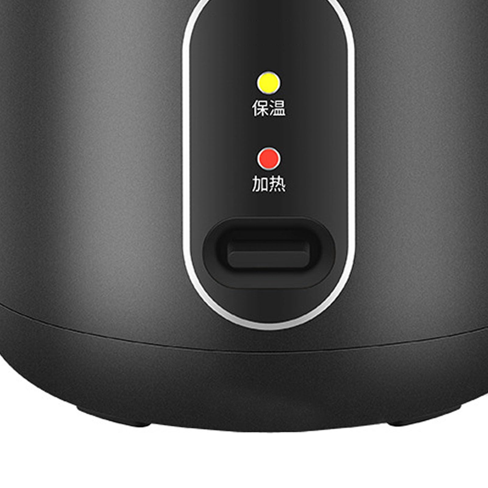 Mini olla de arroz Negro Small Automático de 1.2L Cocinera de arroz térmica con forro de olla humeante para dormitorio pequeño cocina para uso del hogar