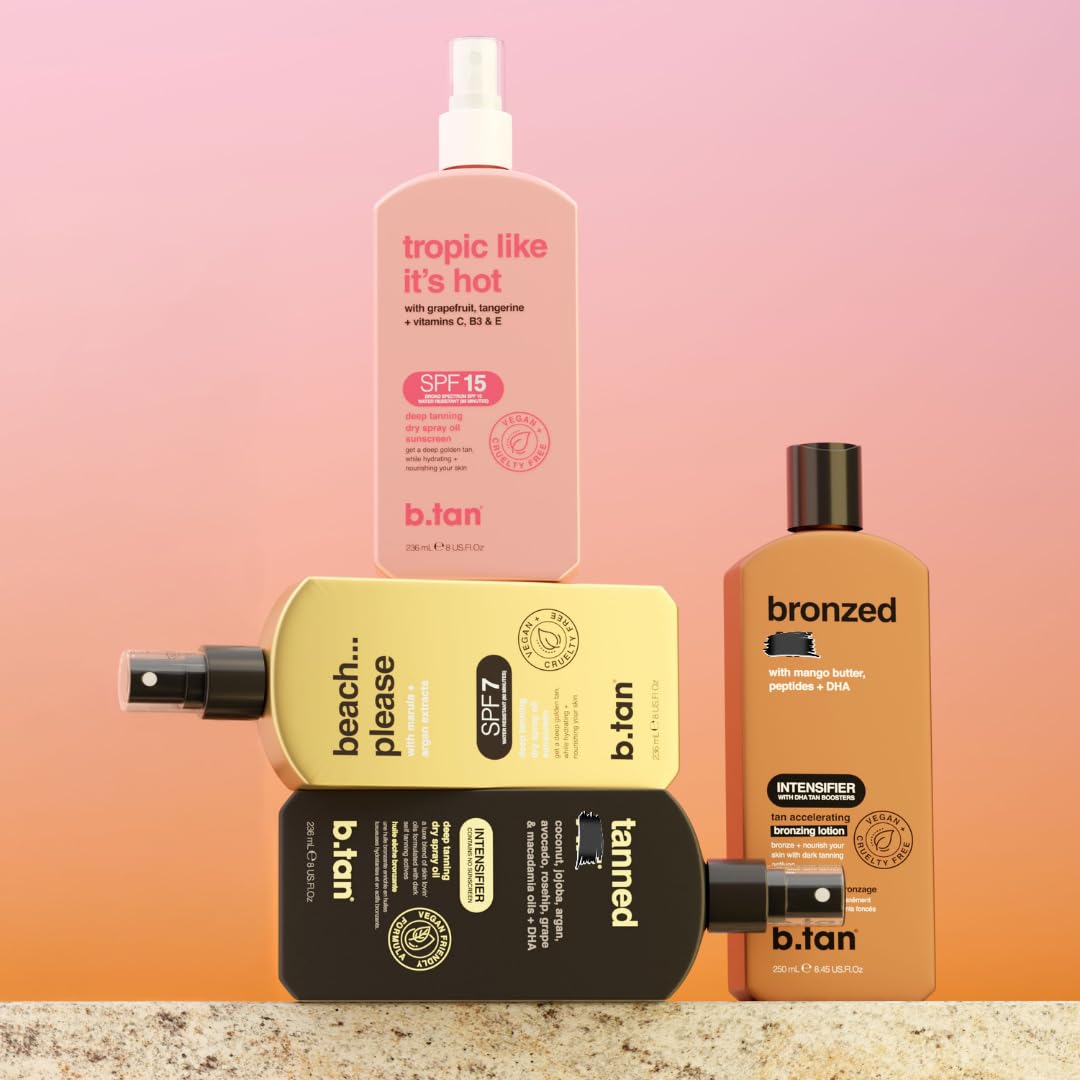 Amazon.com : b.tan Sun Tanning Lotion | Tan Accelerator - Best