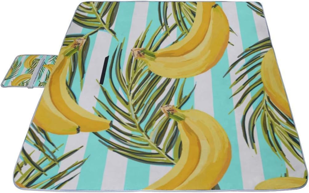 レジャーシート フルーツバナナ ピクニック 折りたたみ 撥水 アウトドア クッション マット コンパクト 花見 運動会 キャンプ 遠
