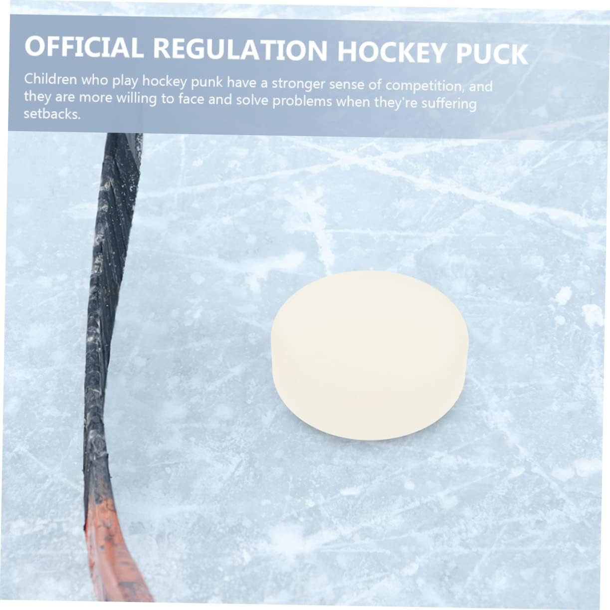 Toyvian 4pcs Luminous Hockey Pucks for Training Practice Ice Hockey Supplies for Indoor and Outdoor Use for Players and Teams