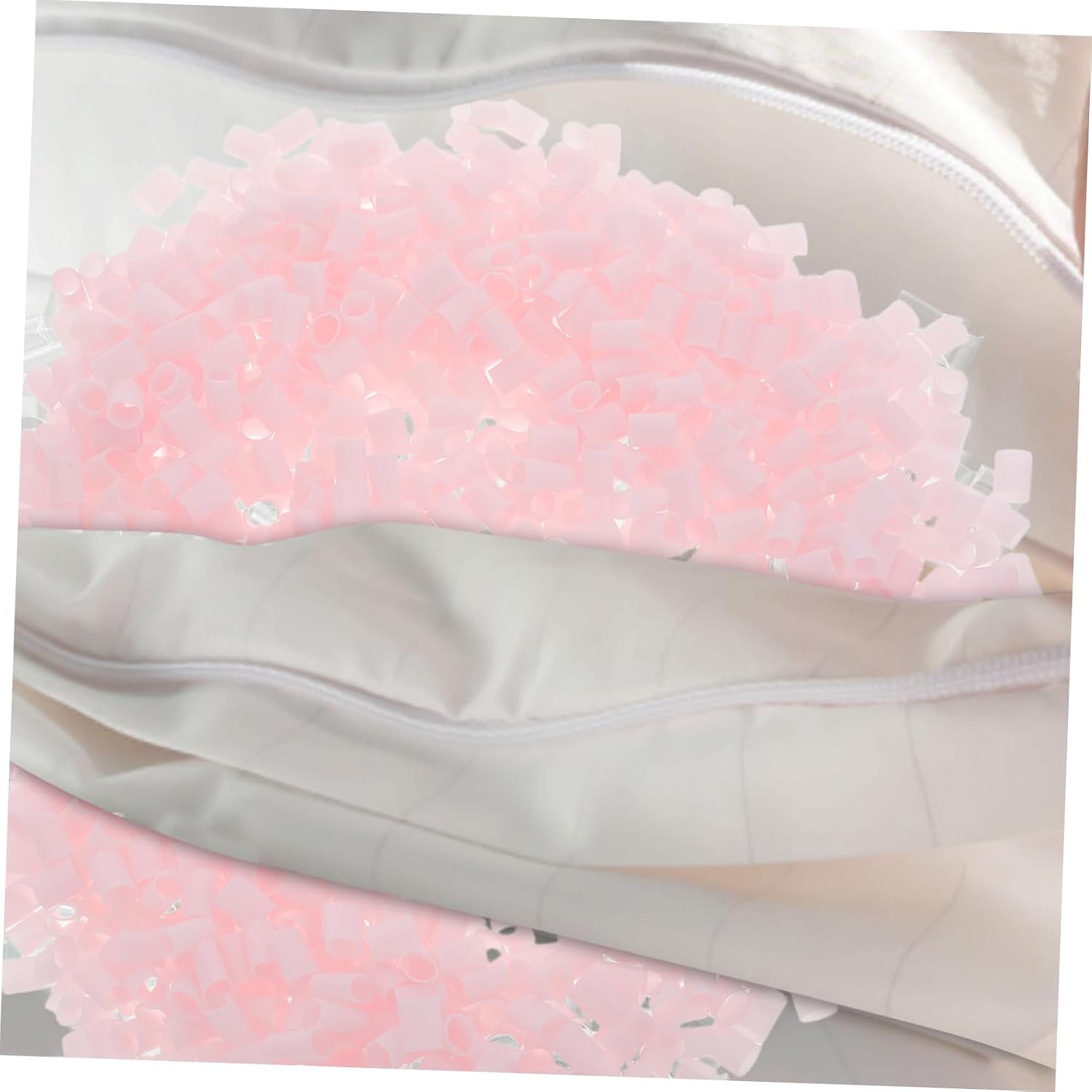TPE Tube Pillow Filling Insert for Neck Support 1 Bag Pink