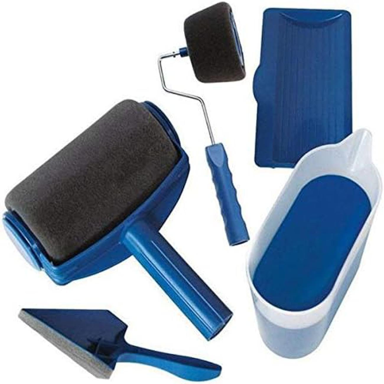 Kit de Rouleau à Peinture Herzberg avec Réservoir et Système Anti-Goutte