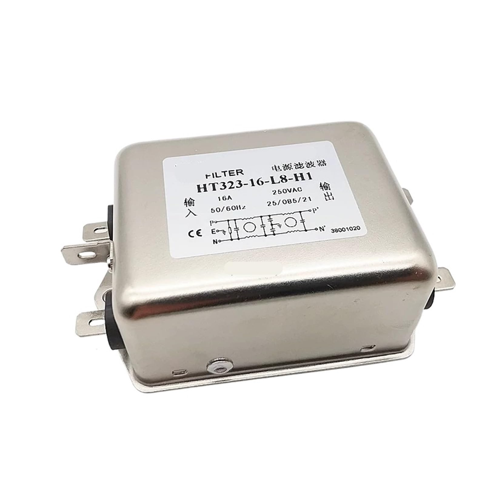 Filtre secteur haute efficacité HT323-16 pour isoler le système audio de la maison