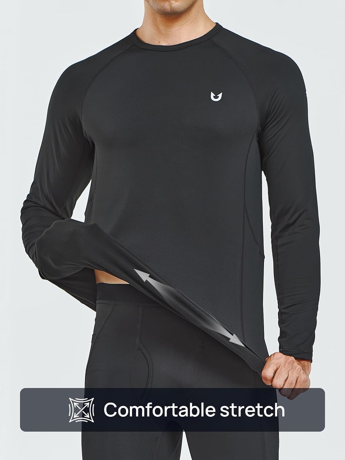 NORTHYARD Thermal Underwear for Men Long Johns Fleece Lined Base Layer Set for Winter Top Bottom with Pockets - Image 5