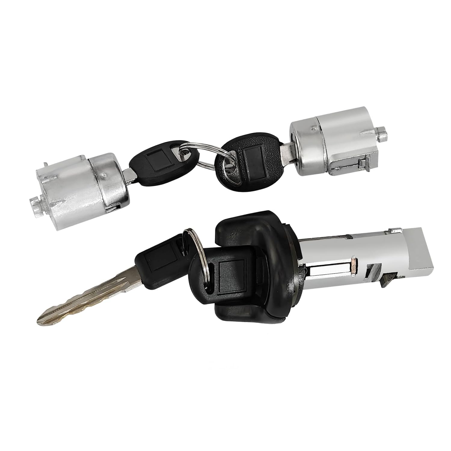 Ignition Switch & Door Lock Cylinders with Key Fits for Chevy GMC C/K Tahoe Suburban Yukon Pickup 1995-1997 702671, 702674