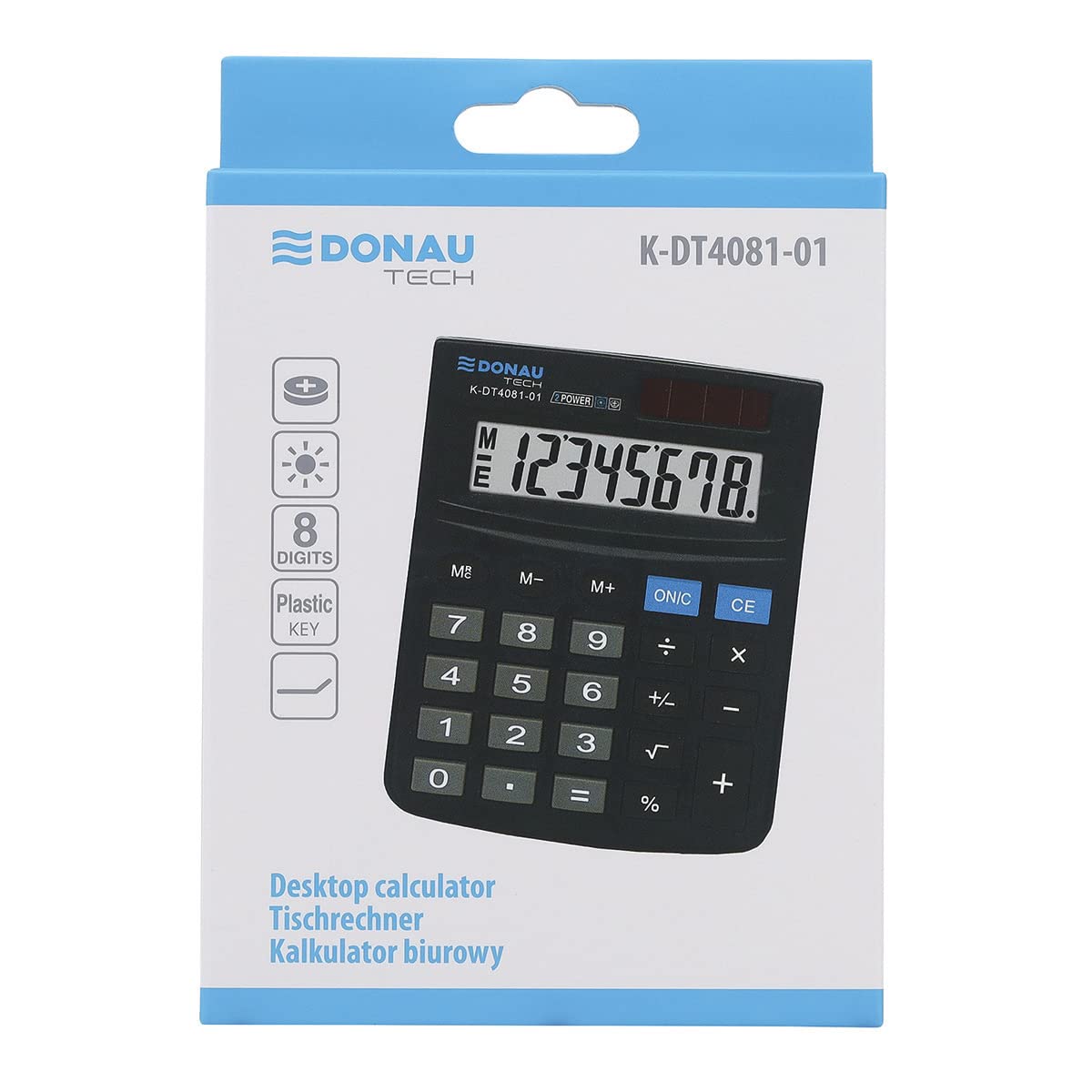 Kalkulator DONAU TECH K-DT4081 czarny
