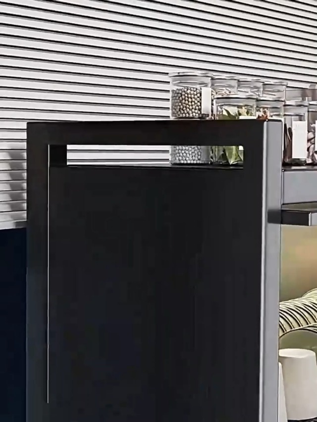 Abtropfgestell für die Spüle, mit Abdeckung, platzsparender Küchen-Organizer für Geschirr, Schüsseln und Besteck (schwarz, 95 cm), langlebiges und stilvolles Design, passend für die meisten Spülbecken
