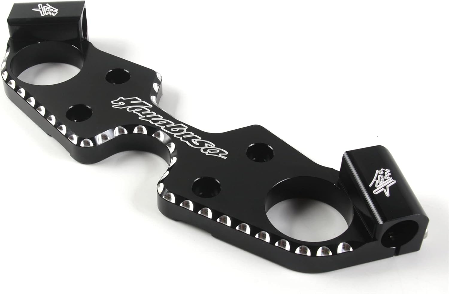 Arashi Triple Tree Top Clamp for Suzuki Hayabusa GSXR 1300 2008-2020 Motorcycle Accessories GSX1300R GSX-R1300 Black 1 Pcs 2009 2010 2011 2012 2013 2014 2015 2016 2017 2018 2019