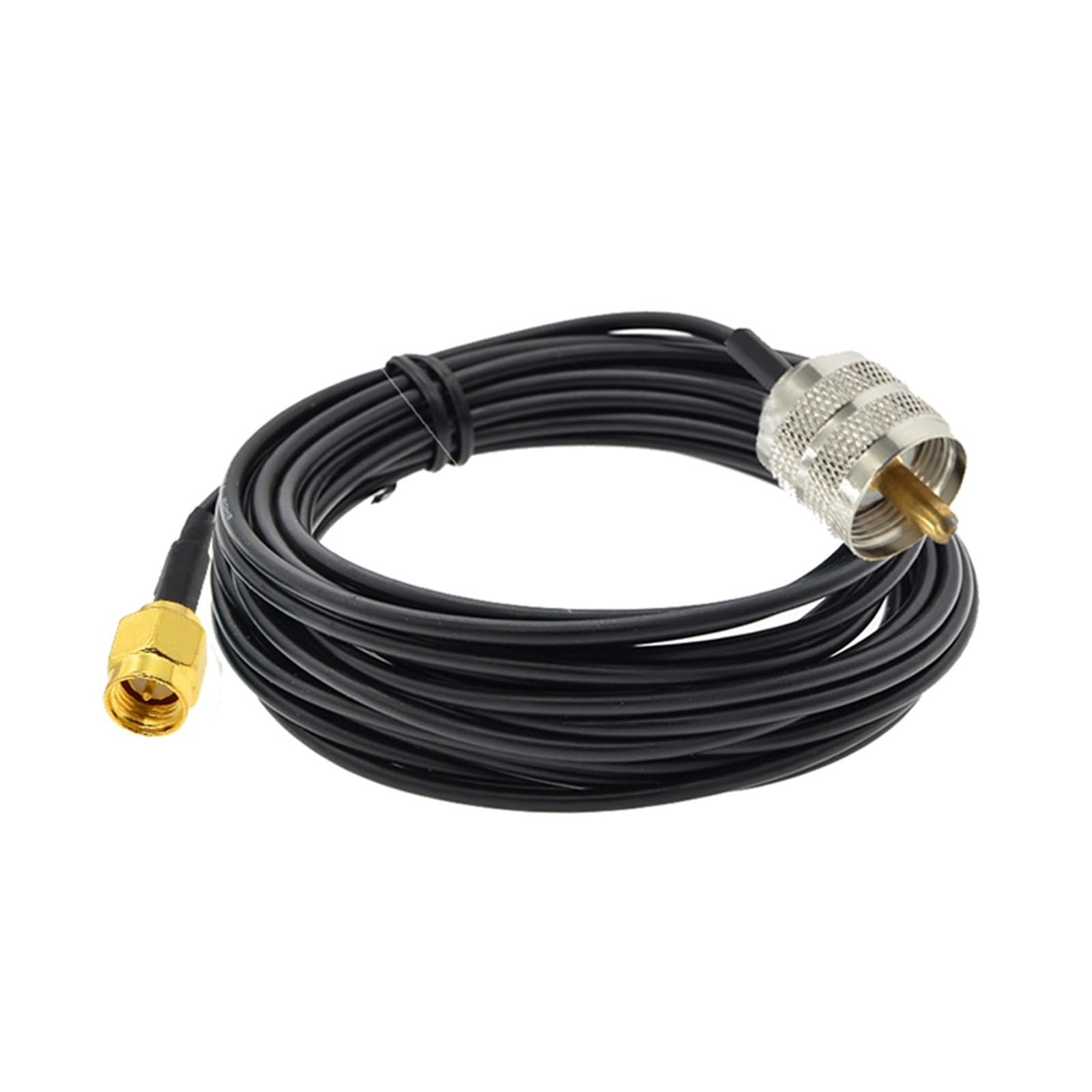 Kabel połączeniowy typu pigtail PL259 UHF męski na męski SMA RG174