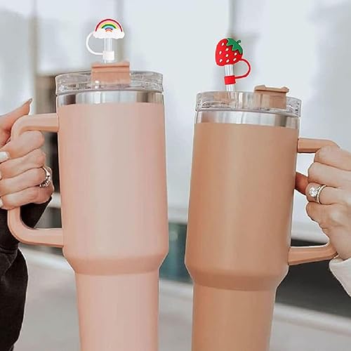 Miniatura 4 de Haundry Stanley - Juego de 6 fundas de popote para copa Stanley, compatible con vaso de aventura Stanley de 3040 onzas, puntas de popote