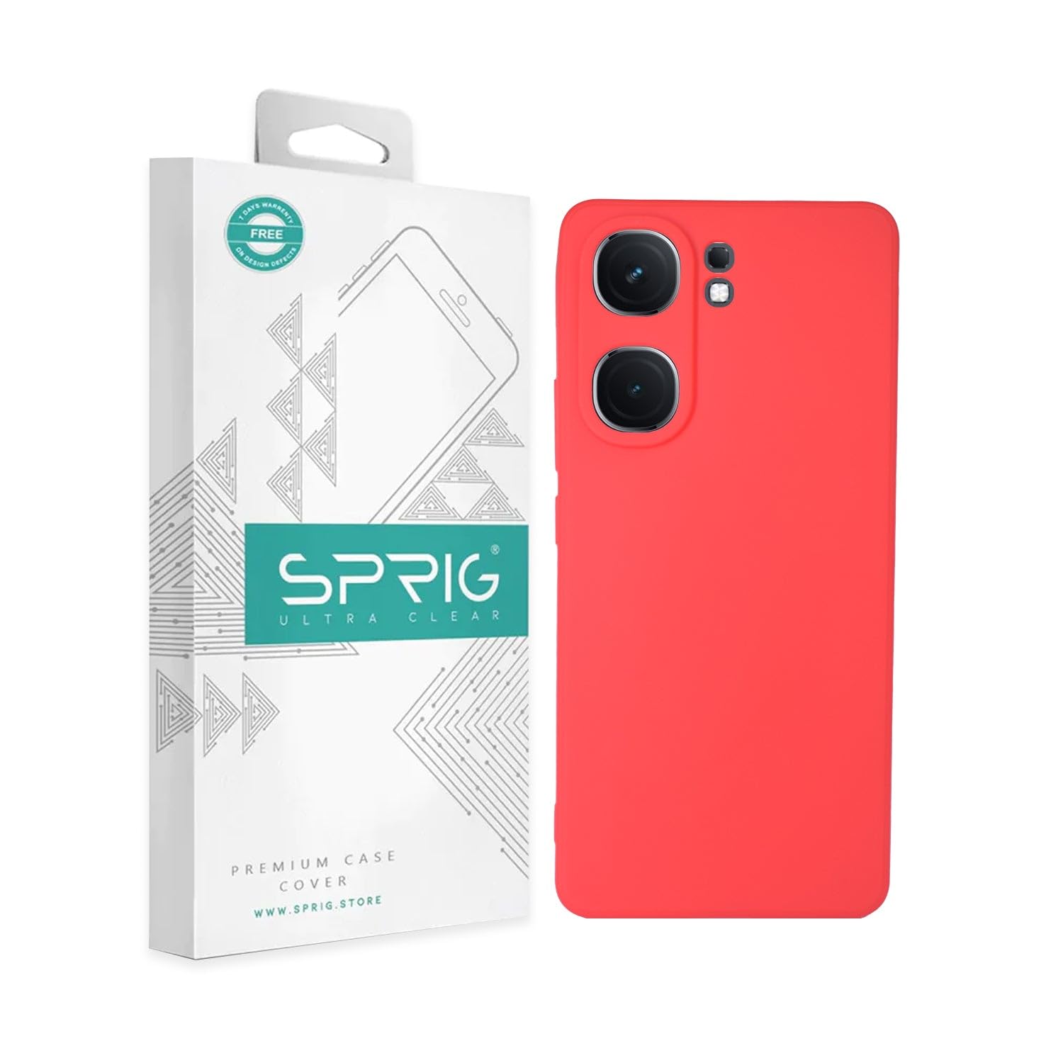 SPRIG TPU Matte Back Cover/Back Case for iQOO Neo 9 Pro (Red) (B0D7ZPSP73) Amazon Price History, Amazon Price Tracker
