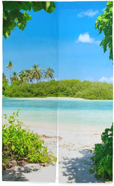 Amazon Clarai のれん 制作 大阪 70x150cm ハワイ 風景 海 北欧 おしゃれ ロング ロング 目隠し洋室和室兼用 間仕切り 遮光 断熱 今半 暖簾分け のれん フリー画像 のれん街 浅草 のれん オンライン通販