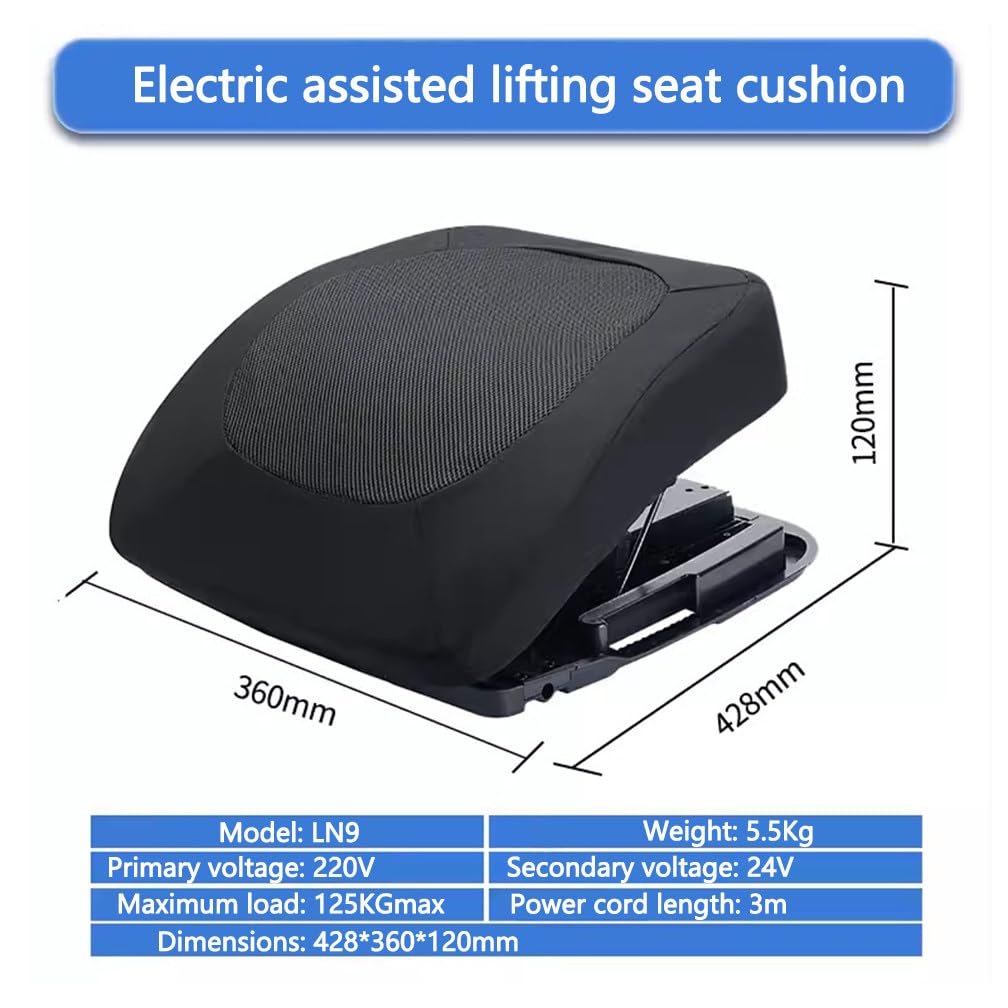 Cuscino di Assistenza per Il Sollevamento della Sedia, Sedili di Sollevamento Elettrici e Assistenza per Il Supporto del Divano, Ausilio per Stare in Piedi per Anziani