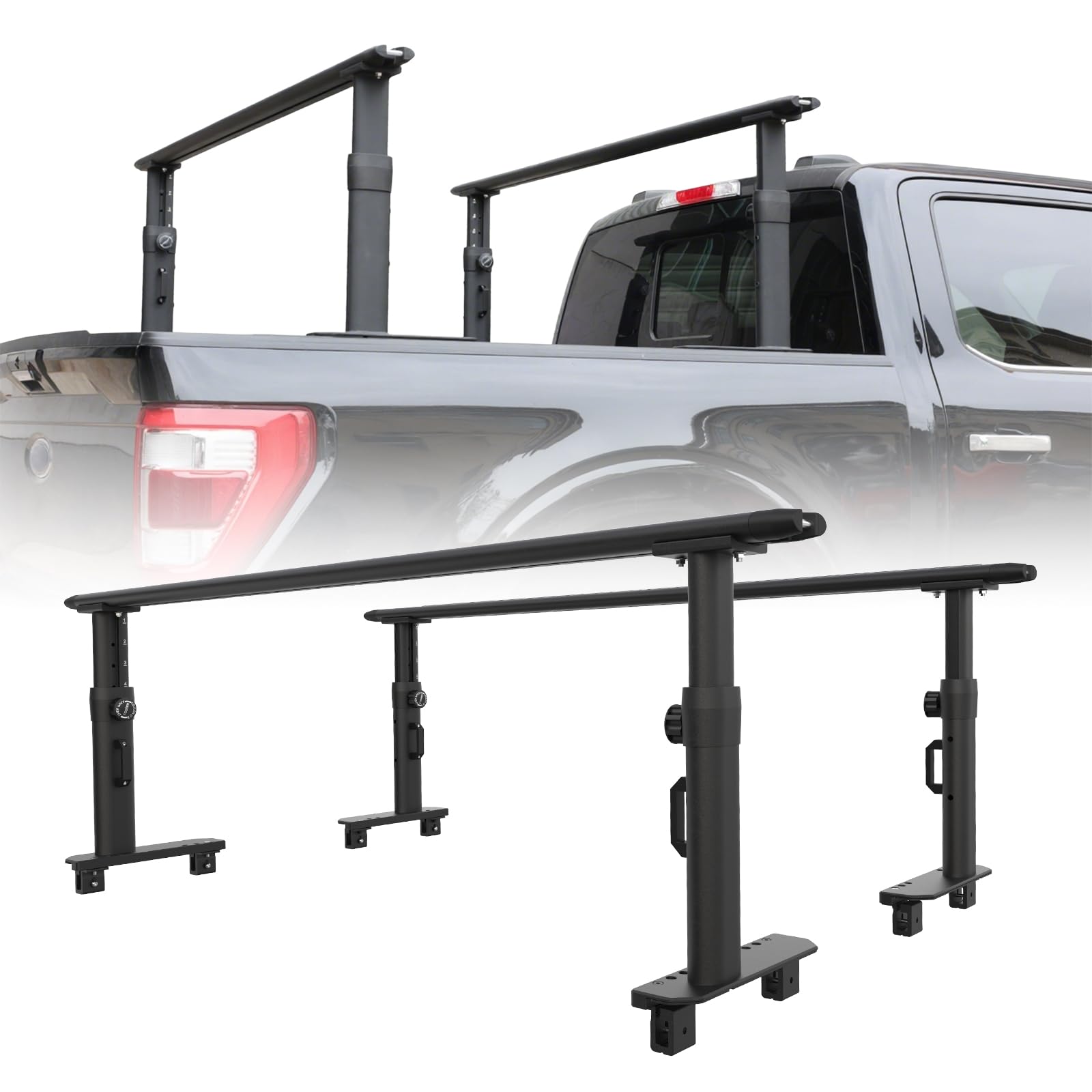 F150 Removal Racks Ladder Rack Snapklik.com : Truck Bed Rack For F150 / F Series/Ram/Silverado/Sierra ...