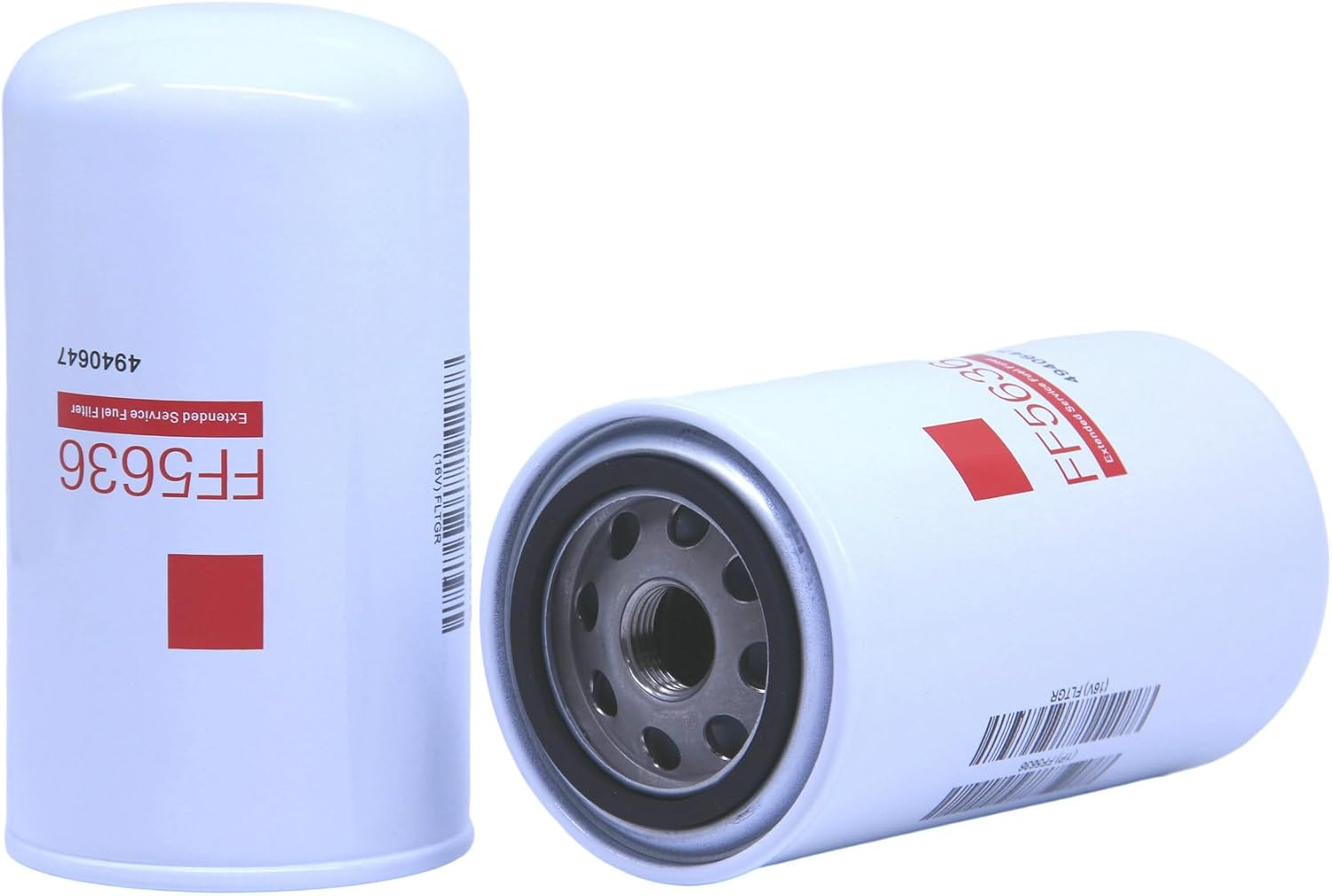 2 Pack of FF5636 (5 micron) Fuel Filter Replaces FF5813, 4940647, P550879, BF7924, 33936 Compatible with Cummins ISC8.3 ISL9 ISB6.7 Engines for International, Kenworth, Mack, Peterbilt, Volvo Trucks