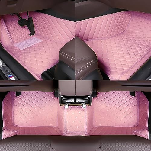 Miniatura 9 de DUODIANAI Alfombrillas de cuero impermeables para todo tipo de clima para automóviles, SUV y camiones según el modelo automotriz (gris)