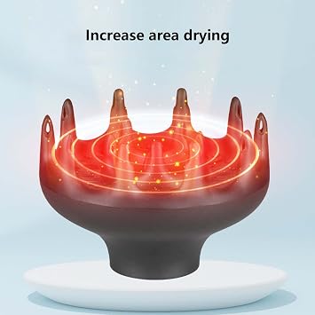 Hairstyling Diffuser,Hair Diffuser Universal Hair Dryer Diffuser Attachment Blow Dryers Diffuser for Curly Wave Thick Hair Black