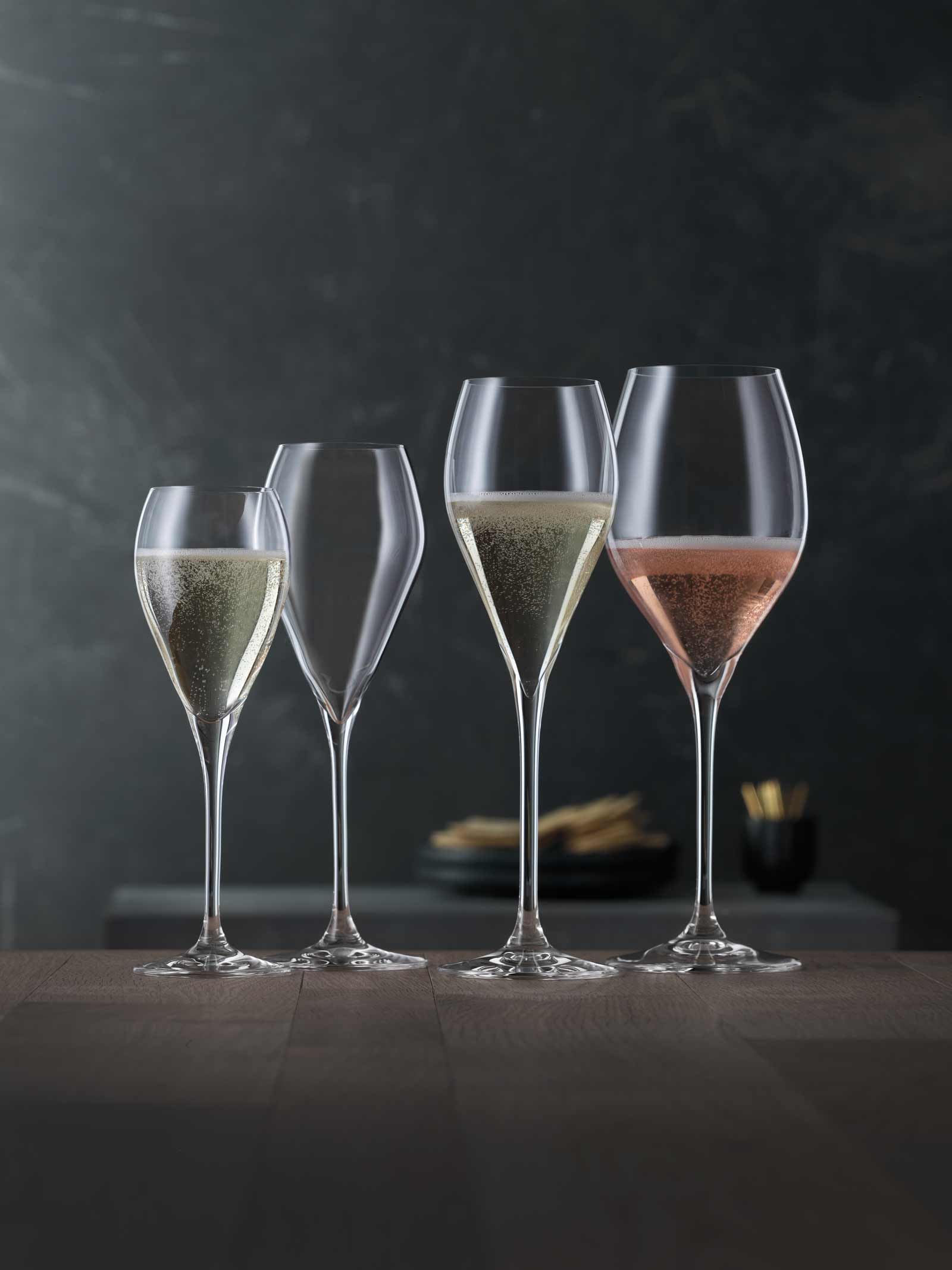 Spiegelau Champagner Gläser Sparkling Party 250ml, 6 Stück, Special Glasses, 4900329, Sektgläser aus Kristallglas, Champagnergläser spülmaschinenfest