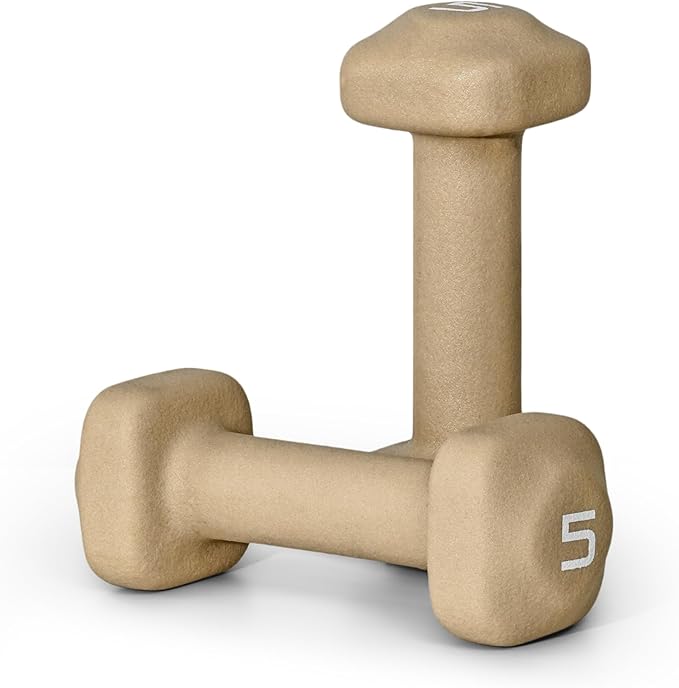 Tone Fitness Neoprene Dumbbell Weight Pairs with Anti-Roll Square Head | Multiple Options