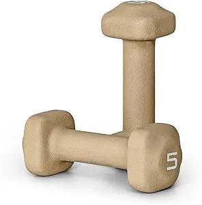 Tone Fitness Neoprene Dumbbell Weight Pairs with Anti-Roll Square Head | Multiple Options
