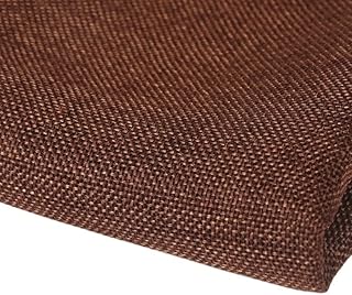 MITINGER Tela de Malla para Altavoz Altavoz Cubierta de Malla de Tela Antiguo Retro Sonido-Transparente a Prueba de Polvo Tela de Lino Guitarra máscara de Audio Tela de Fondo Tela de Lino(Coffee)