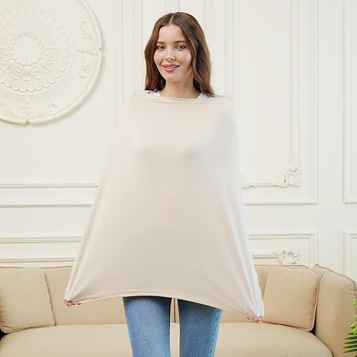 Miniatura 3 de Funda transpirable para asiento de automóvil para bebés, funda de lactancia suave, multiusos, perfecta para alimentar, viajar (paquete de 2)