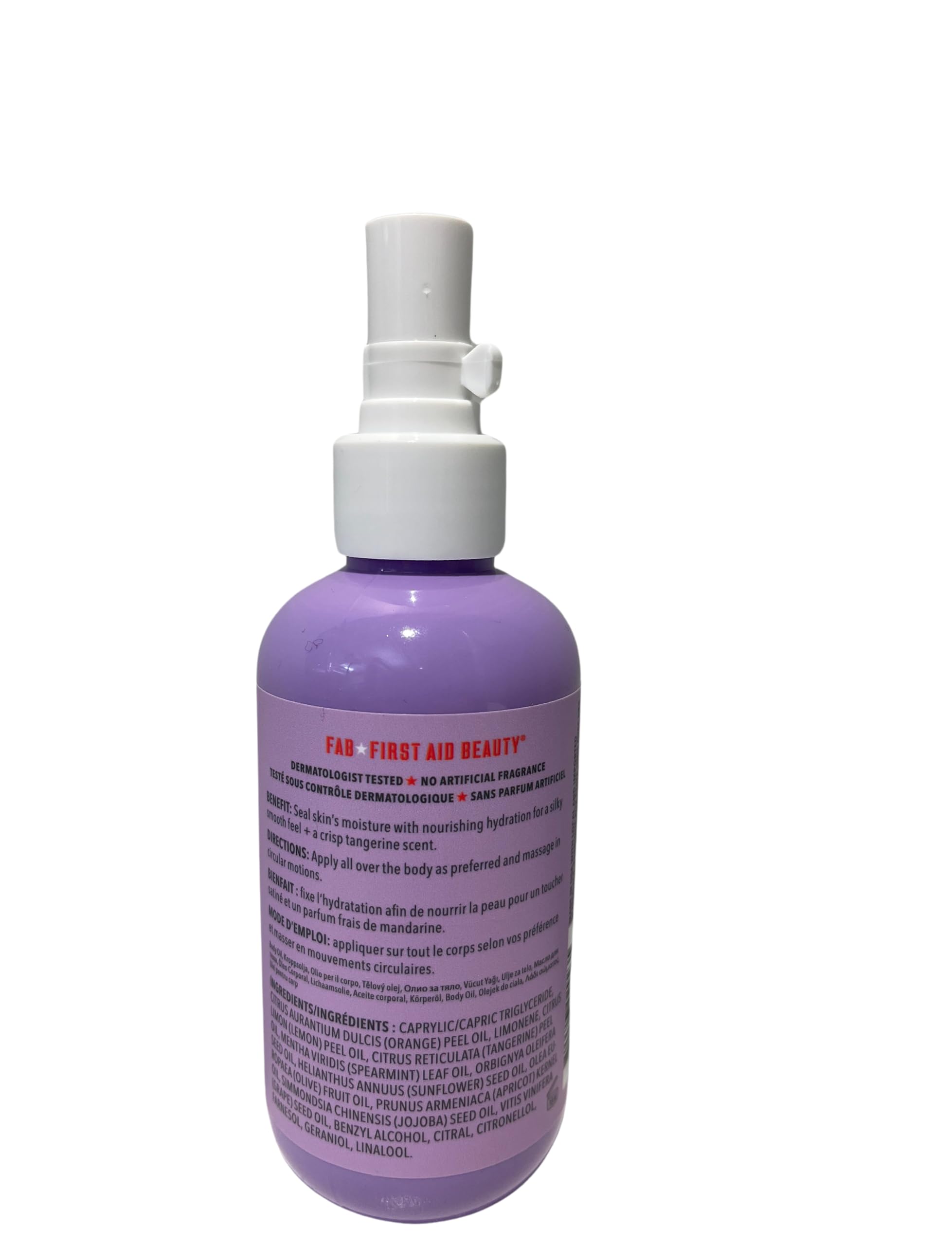 First Aid Beauty Nourishing After-Shower Body Oil Hydrates Skin + Locks In Moisture with Skin-Loving Lipids + Botanicals Safe for Sensitive Skin 177 mL - Image 2