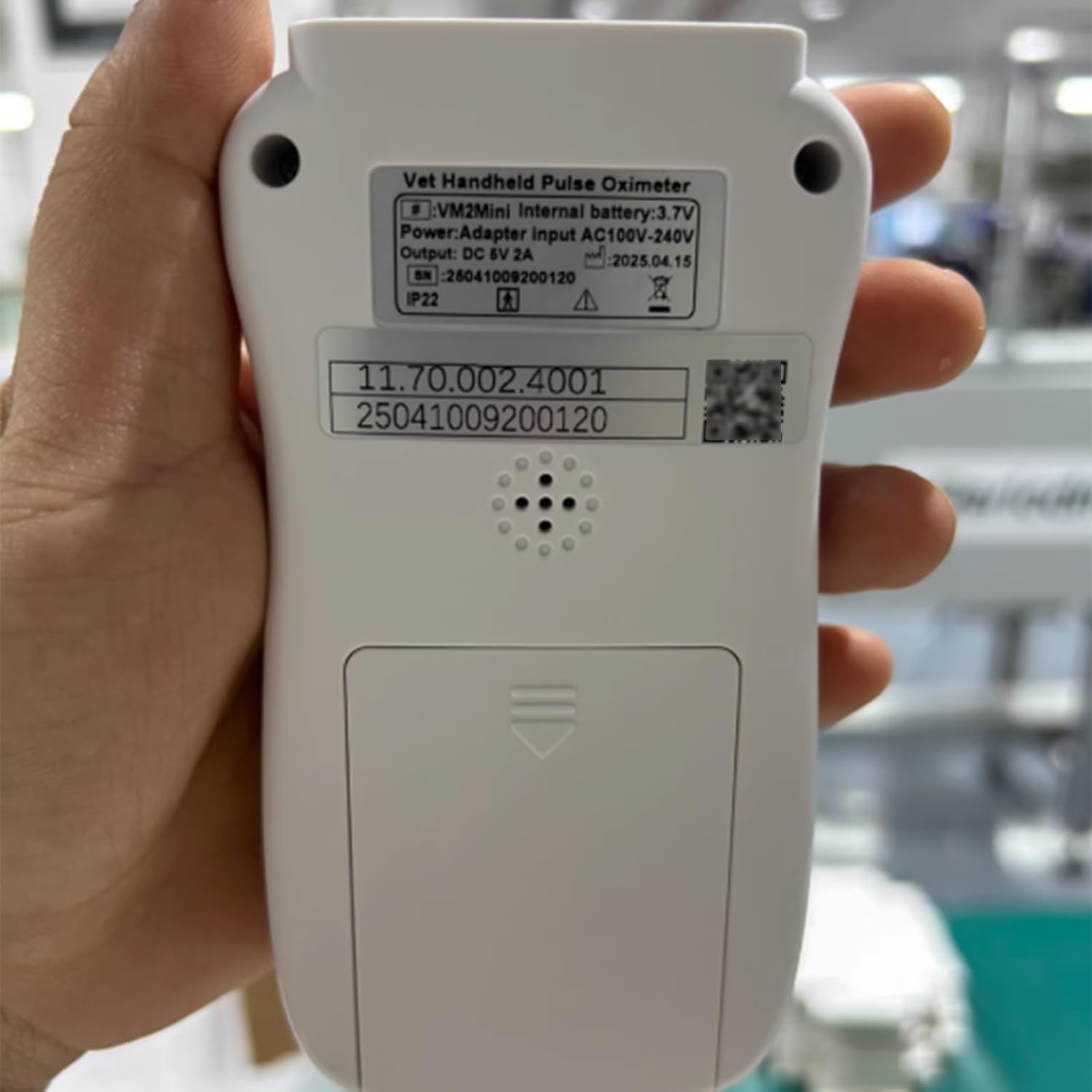 Veterinär-Pulsoximeter, Tragbares Tierarzt-Oximeter Mit Ohr-/Zungensensor, Optionaler Temperaturfühler, SpO2- Und Pulsfrequenzüberwachung, 2,4-Zoll-Display, Für Katzen, Hunde, Kleintiere