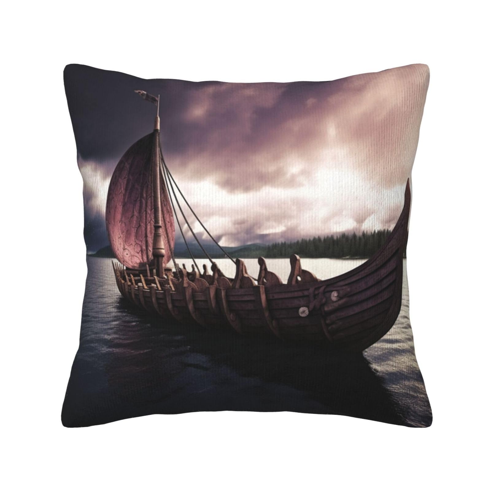 Housse de coussin velours côtelé Vikings pour raviver un canapé fatigué