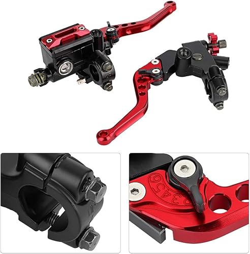 Longzhuo Levier Moto,1 Paire 7/8"(22mm) Levier Moto 50cc – vue 6