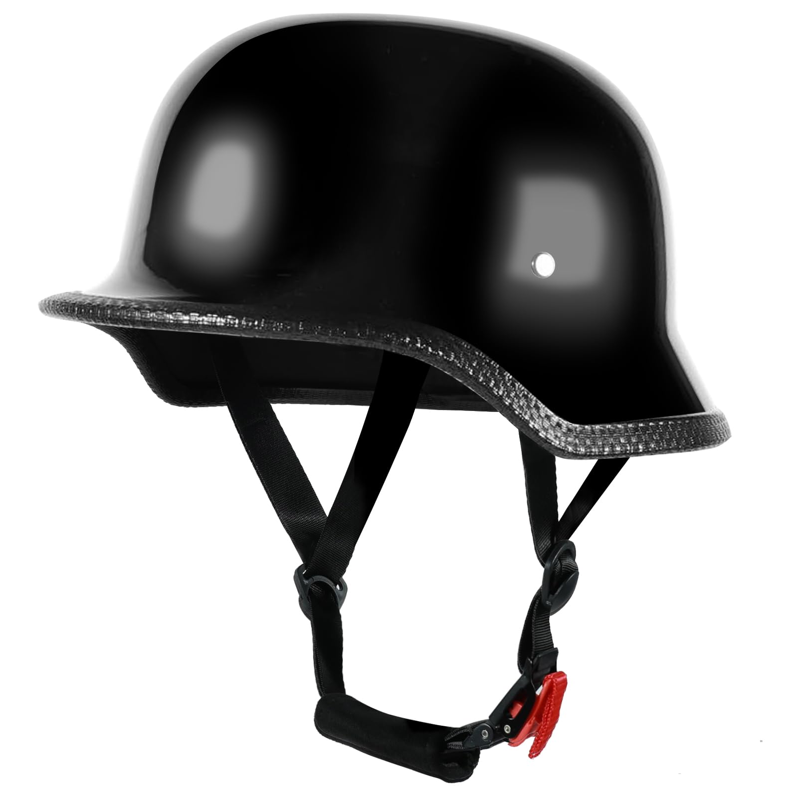 Amazon.com: German Style Motorcycle Helmet, DOT Approved Half Face