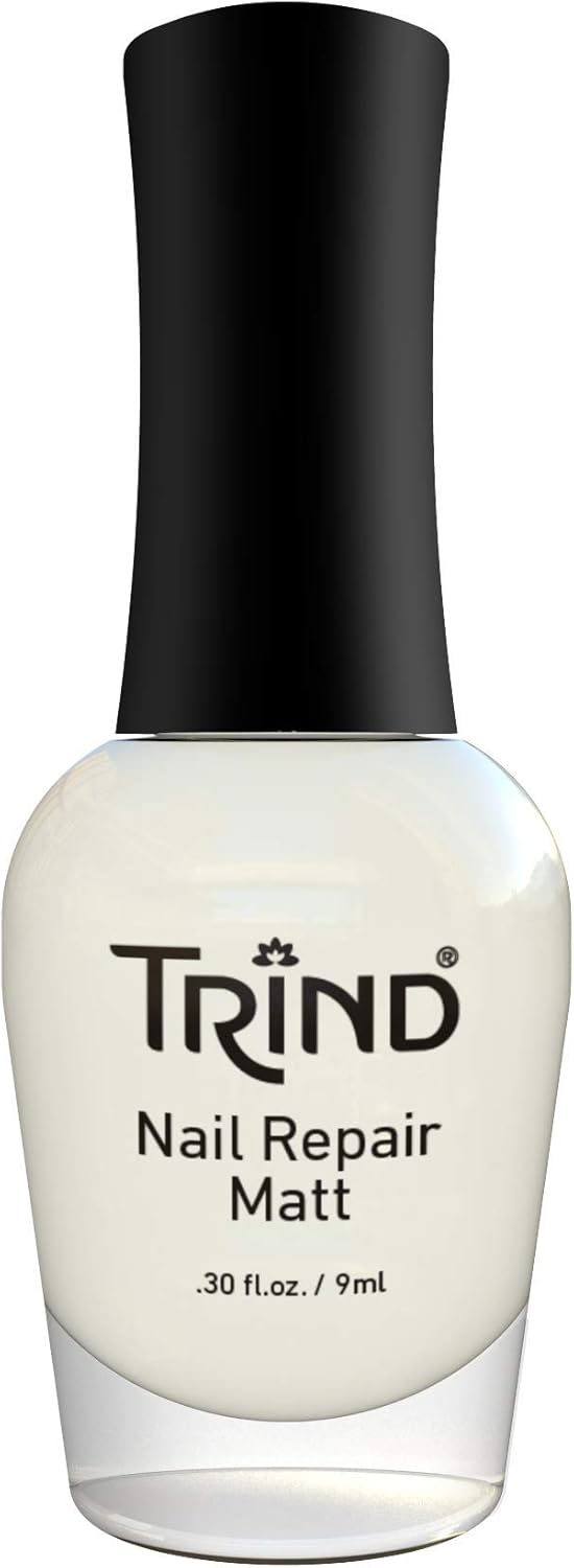 Trind Nail Repair Matte Nail Strengthener, Promotes Nail Growth for