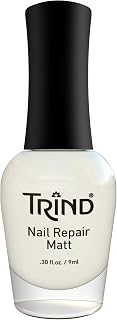 Trind Nail Repair Matte - Nail Strengthener, Promotes Nail Growth for Damaged Nails and Restores Thin Weak Nails, 9ml/.30oz