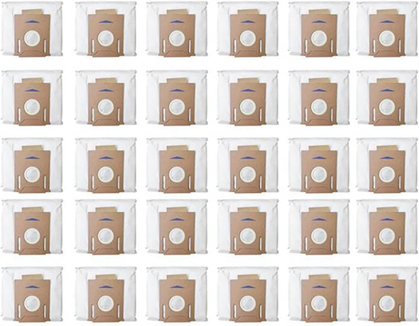 SteFik 30PCS Leakproof Dust Bag Compatible for ECOVACS DEEBOT OZMO T8 T9 Aivi N8 Pro Robot Vacuum Cleaner, Replacement Accessories